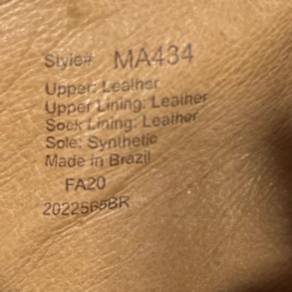 Madewell Black Ankle Boots with Tan Heel - Picture 11 of 12